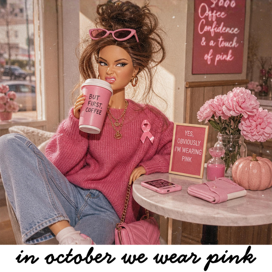 In October We Wear Pink Transfer