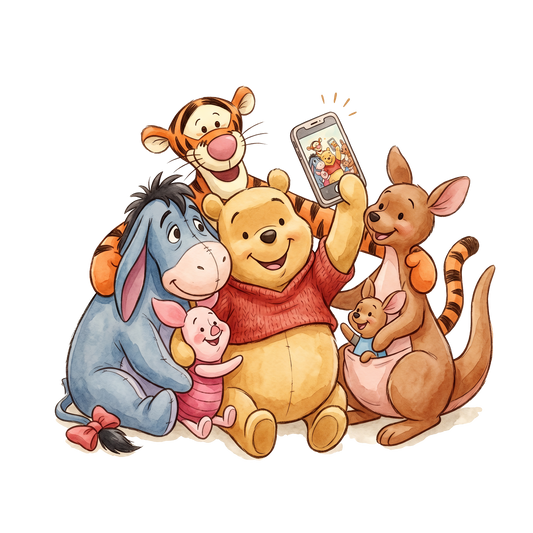 Yellow Bear selfie