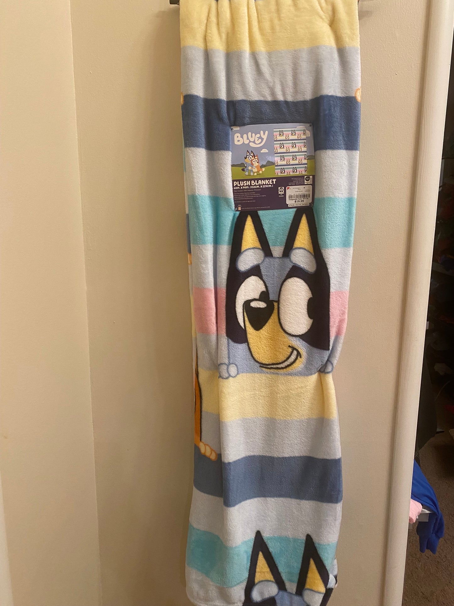 Blue dog blanket