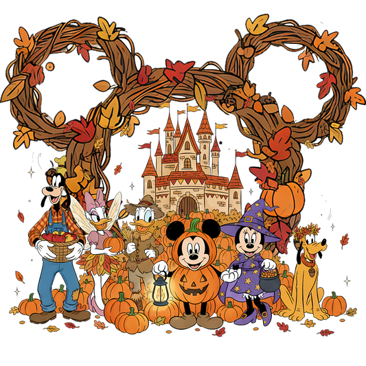 Mouse and friends fall
